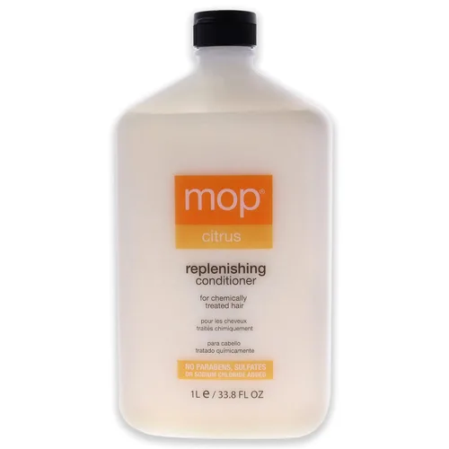 Vista 6 de MOP Acondicionador reabastecedor de cítricos para cabello tratado químicamente - Repone, restaura e hidrata el cabello dañado, añade brillo - Sin