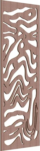 Vista 39 de 9 3/8"W x 24 3/8"H x 1/4"T Northfield Decorativos Paneles de Pared de Madera Calado, Abedul