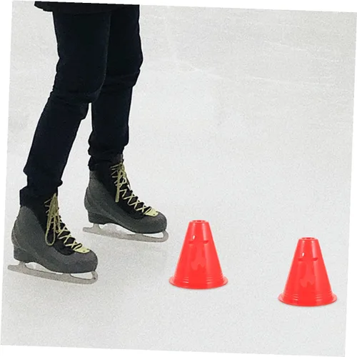 Vista 3 de GALPADA 20Pcs Small High Sports Training Cones for Soccer and Roller Skating Agility Drills Portable Markers for School Practice and Speed Control