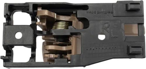 Vista 3 de TRQ Manija de puerta interior delantera izquierda color marrón roble compatible con Toyota Tundra 2000-2006