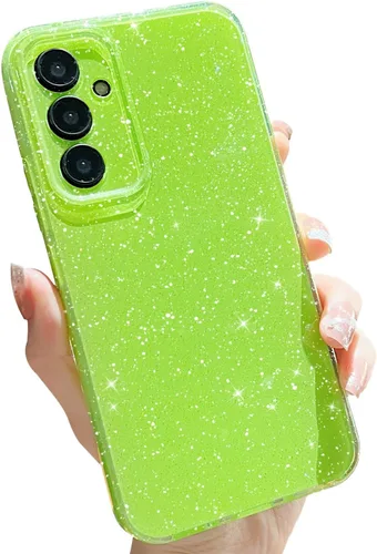 Vista 96 de MINSCOSE Funda compatible con Samsung Galaxy A14 5G, bonita funda delgada con purpurina fina, a prueba de golpes, de TPU para mujeres y niñas