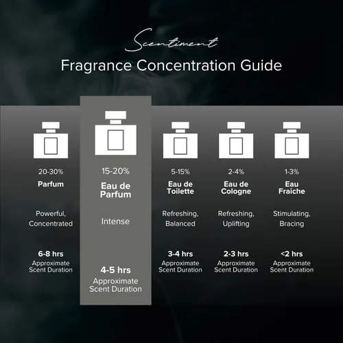 Vista 5 de Scentiment - Addictive Eau De Parfum - Fragancia inspirada en el diseñador para mujer – 1.69 fl oz (1.7 fl oz)
