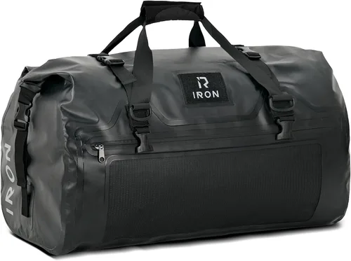 Vista 18 de IRON JIA'S Bolsa Seca para Motocicleta – Bolsa de Lona Impermeable y Bolsa Trasera de Equipaje, Bolsas de Sillín con Cierre Superior Enrollable