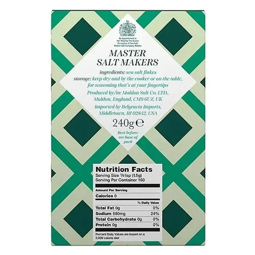 Vista 2 de Copos de sal marina Maldon, caja de 8.5 onzas (paquete de 2)