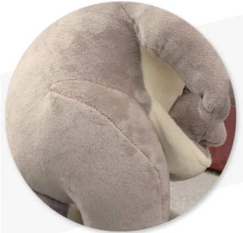 Vista 4 de Juguetes de peluche de canguro de 10 pulgadas para mamá y bebé, juguetes de peluche de canguro para padres e hijos