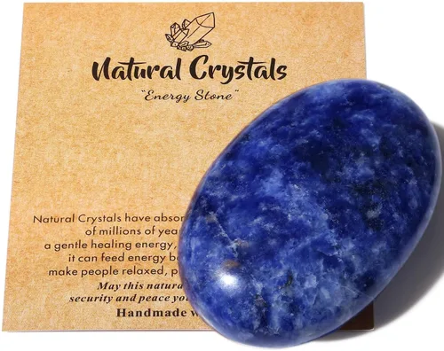 Vista 10 de MAIBAOTA Piedra de Cristal de Ojo de Tigre de 2.4" Pulida para Palma de 0.7" de Grosor Piedra Natural de Reiki Gema Cristales Curativos Piedra