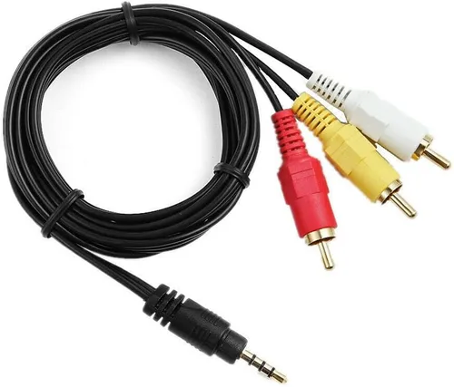 Vista 2 de AV A/V Audio Video TV Cable Cable Cable Reemplazo Para Panasonic DVD-LS92 DVD-LS84 E Reproductor de DVD portátil