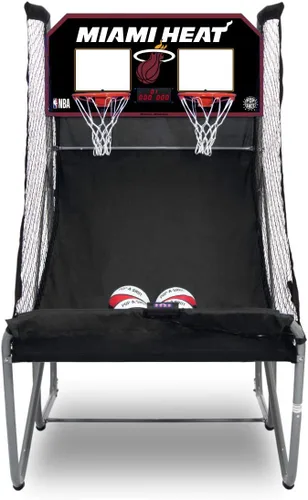 Vista 27 de Pop-A-Shot - Home Dual Shot Arcade Basketball Game with NBA Graphics l Sensor Scoring l 16 Game Modes l 7 Balls l Foldable Storage l for All NBA Fans