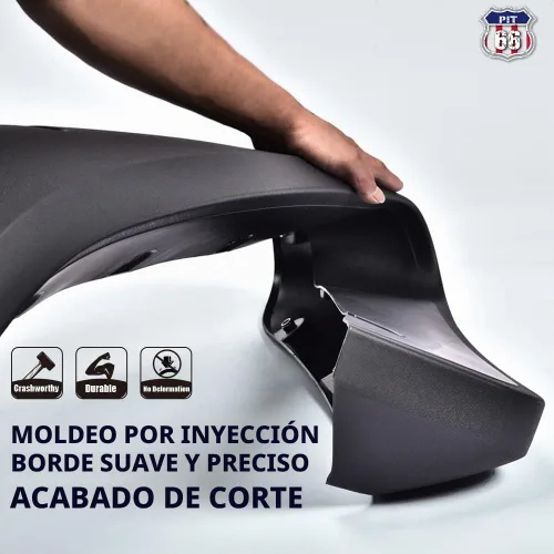 Vista 4 de PIT66 Guardabarros para guardabarros, compatibles con Chevy Silverado GMC Sierra 1999-2006, Suburban Yukon XL 2000-2006, Avalanche 2002-2006 de 68.4