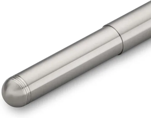 Vista 5 de Kaweco SPFM-SS - Pluma estilográfica, media, punta media, acero inoxidable, tipo compatible, importado genuino