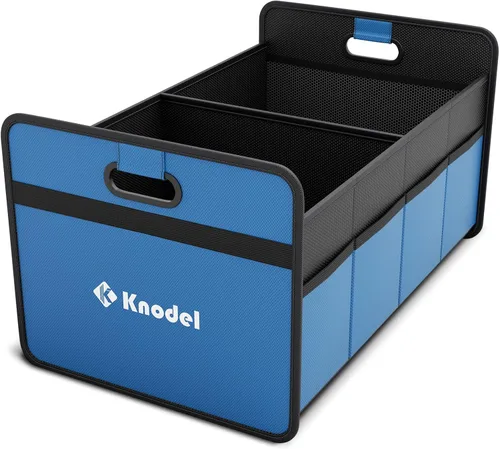 Vista 8 de K KNODEL Organizador de maletero de automóvil, organizador plegable para automóvil, consolas y organizadores automotrices, almacenamiento con asas