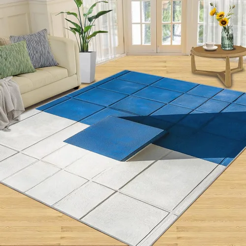 Vista 30 de Autumn Forest Rugs for Bedroom, Lake Forest Area Rug, Landscape Photo Rugs for Living Room, Indoor Non-Slip Rug, Machine Washable Carpet for Front