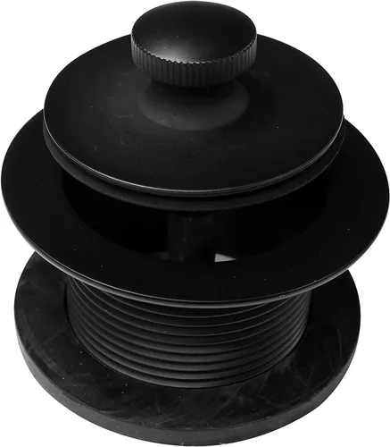 Vista 10 de Westbrass 597144-62 Conjunto de desbordamiento y desbordamiento tubular de polietileno de 14 pulgadas con placa frontal de 2 agujeros y tapón
