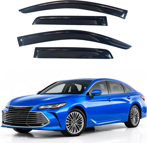Vista 324 de Visera de ventana IG para Ford Focus Sedán y Hatchback 2012-2018, Protector de ventana lateral para lluvia y viento estilo Mugen, extra duradero