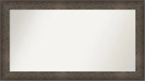 Vista 819 de Amanti Art Espejo de pared personalizado no biselado (25 x 25 pulgadas), marco de bronce acentuado, varios tamaños personalizados, espejo de baño