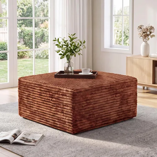 Vista 10 de Sofá modular en forma de L para sala de estar, sofá modular sin huesos con diván, sofá de pana con asiento profundo, no requiere montaje, negro