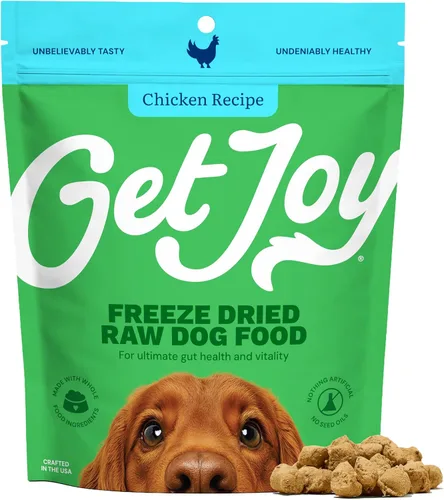 Vista 12 de Get Joy Alimento liofilizado para perros Receta de carne de res con superalimentos para la salud intestinal y la digestión Comida o adorno