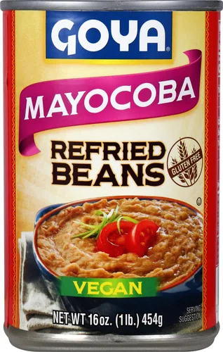 Vista 2 de Goya Frijoles refritos Mayocoba, 16 onzas (paquete de 12)