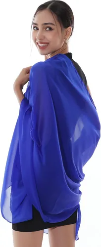 Vista 3 de RIIQIICHY Shawls Wraps for Evening dresses Scarfs for Women Formal Shawl for Wedding Like Chiffon Shawl