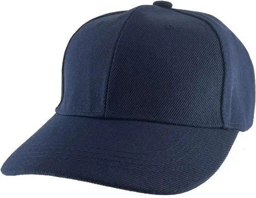 Vista 7 de TOP HEADWEAR Sombrero de béisbol ajustable con cierre de velcro para niños en blanco