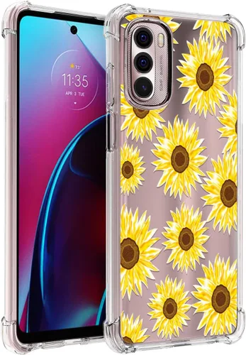 Vista 11 de Osophter Funda para Moto G Stylus 2022, transparente, esquinas reforzadas, TPU y absorción de golpes, flexible para Motorola Moto G Stylus 4G 2022