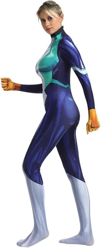 Vista 2 de Cosplay Life - Disfraz de My Hero Academia para Cosplay - Disfraz de animé Boku No Hero, traje de cuerpo entero con tela de licra para Cosplay