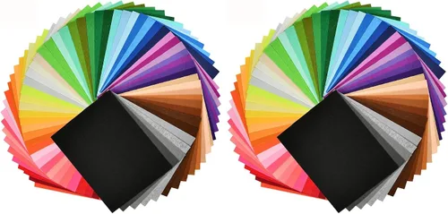 Vista 8 de BUYGOO 60 hojas de tela de fieltro rígido, 8 x 12 pulgadas, hojas de fieltro para manualidades, colores surtidos, 0.039 in de grosor, fieltro rígido
