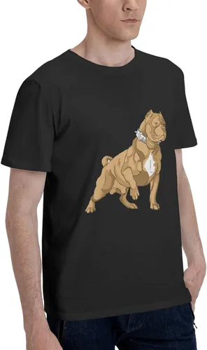 Vista 2 de American Bully Men's Cotton Short Sleeve T-Shirt