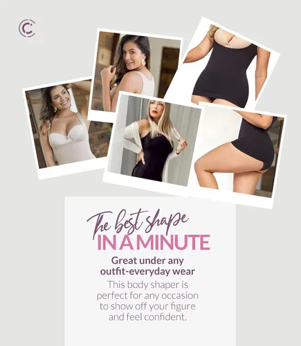 Vista 6 de CURVEEZ Camiseta sin mangas para mujer, sin mangas, con control de abdomen, sin costuras, para adelgazar
