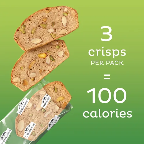 Vista 4 de Nonni's Pistachio Almond Thins (18 galletas - 6 paquetes de 3)