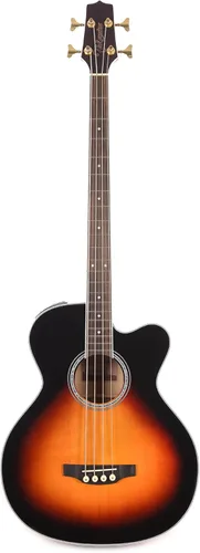 Vista 4 de Takamine GB72CE Jumbo Acoustic Electric Bass - Sunburst