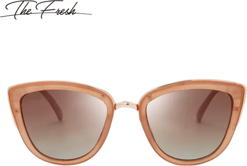 Vista 2 de The Fresh Lentes de sol polarizados estilo retro estilo ojo de gato FR17264P