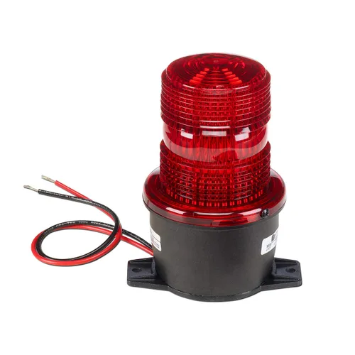 Vista 18 de Federal Signal LP3E-120C Streamline - Luz estroboscópica de bajo perfil, 120 VAC, base atornillada Edison A-19, transparente