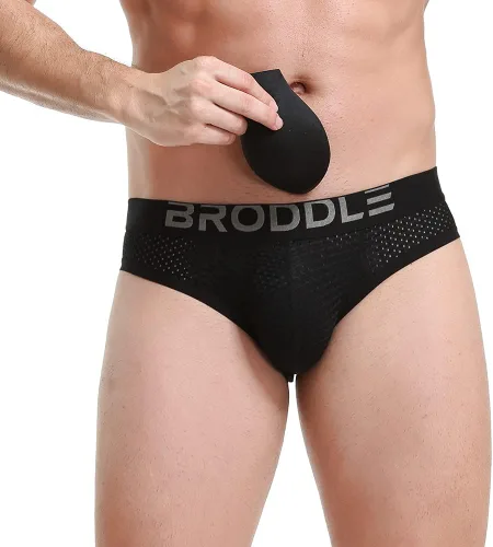 Vista 3 de Bolsa acolchada de malla para hombre Athelic Supporters Transpirable Jockstrap Cintura elástica de tiro bajo
