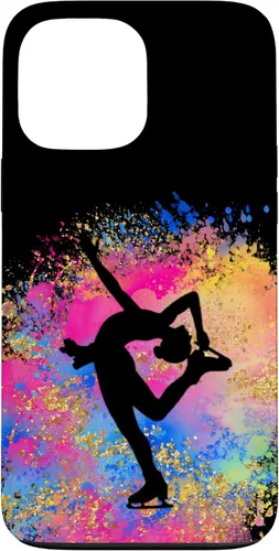 Vista 24 de Rainbow Ice Skating Dancer Figure Skate Skate Colorful Cute Case for iPhone 17