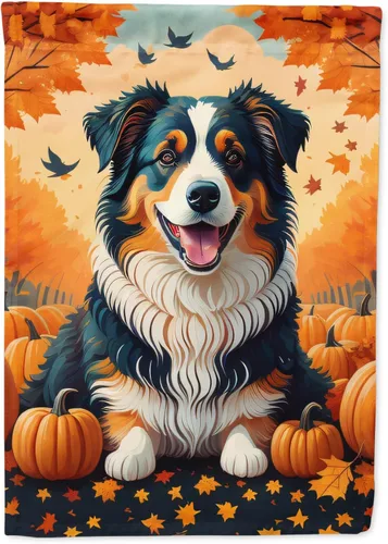 Vista 10 de Caroline's Treasures DAC1001GF Affenpinscher - Bandera decorativa para jardín de otoño, decoración para patio exterior, patio, parterres