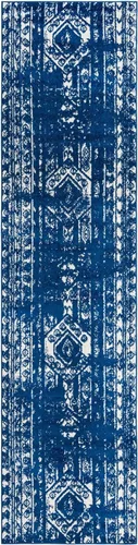 Vista 47 de Unique Loom Lennon Collection - Alfombra de área Zal (2 pies x 3 pies 1 pulgada, rectangular, gris y marfil)