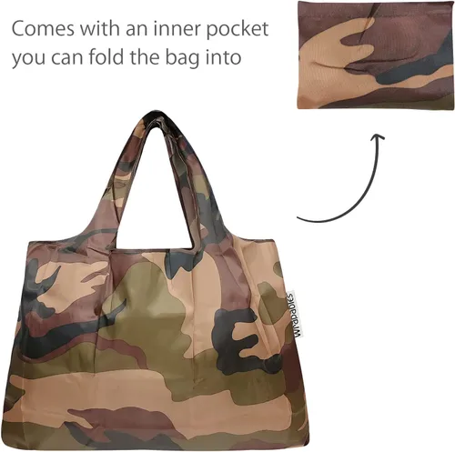 Vista 5 de allydrew Bolsa de comestibles reutilizable, Bolsa de comestibles reutilizable