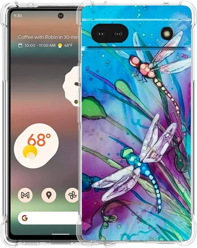 Vista 9 de Pixel 6a - Funda protectora de poliuretano termoplástico (TPU) resistente a los arañazos y a prueba de golpes para Google Pixel 6a