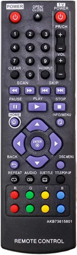 Vista 2 de AKB73615801 Reemplazo de control remoto para LG Blu-Ray Disc DVD Player BD220 BD630 BP125 BP125N BP135W-N BP200 BP220 BP220N BP320 BP320N BP325 N