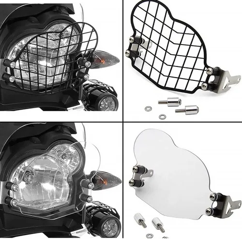 Vista 4 de Protector de faros delanteros, accesorios para protector de faros delanteros, cubierta de rejilla para BMW para G650GS para G650 para G 650 GS