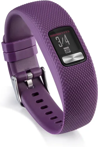 Vista 4 de Compatible con Garmin Vivofit 4 Band, correa de repuesto de silicona para Garmin Vivofit 4 (sin rastreador (10 unidades, grande)