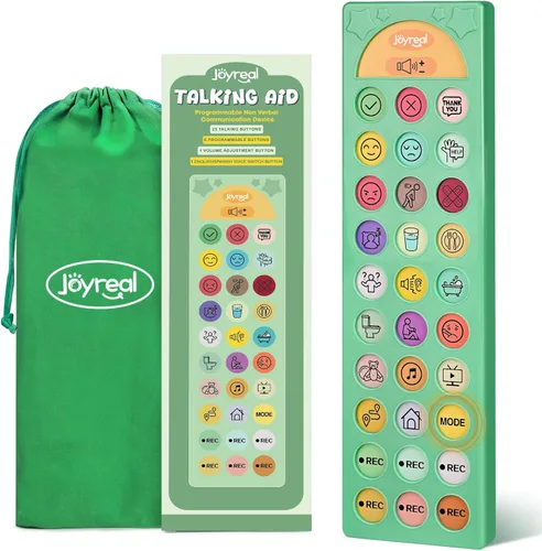 Vista 11 de Joyreal Dispositivo AAC para Autismo, Herramientas de Comunicación No Verbal para Terapia del Habla y Rehabilitación de Accidente Cerebrovascular.