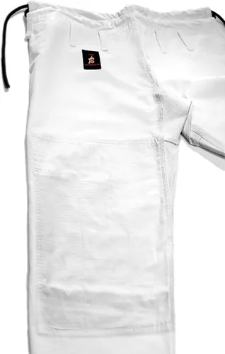Vista 4 de Su Jiu Jitsu Gear - Uniforme Premium de Jiu Jitsu Brasileño 350450 con cinturón, Blanco