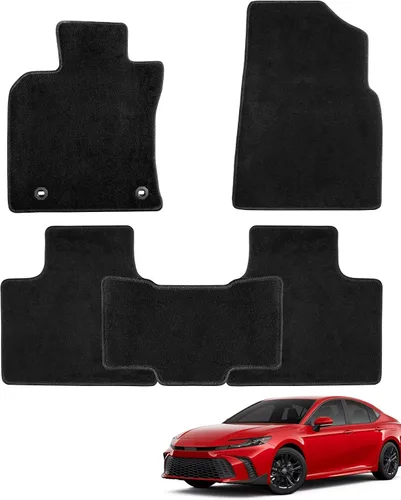 Vista 17 de Alfombrillas para suelo de Dodge Durango 2016-2025 2026 de 6 asientos, protector de carga para todo tipo de clima, TPE resistente, impermeable