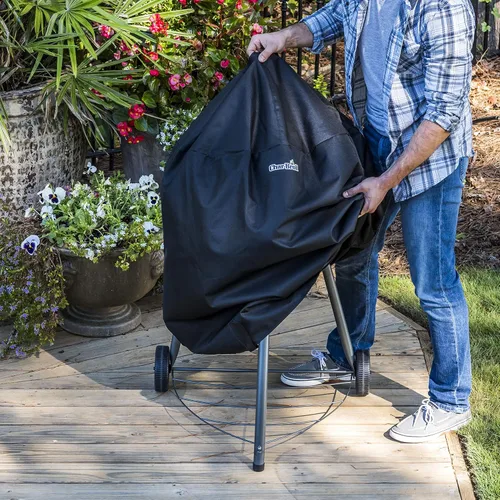 Vista 5 de Charbroil® Kettleman TRU-Infrared Charcoal Grill Cover - 8887233