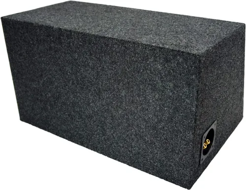 Vista 4 de American Sound Connection Audio para coche solo 12" subwoofer sellado Salnted Hatchback estéreo subbox recinto