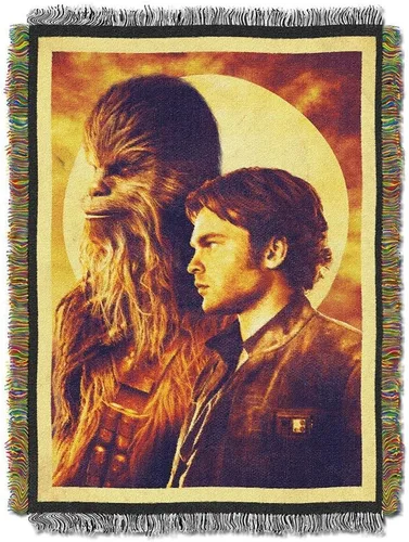 Vista 6 de Northwest Manta tejida de tapiz de Star Wars, 48 x 60 pulgadas, alimenta a los porgs