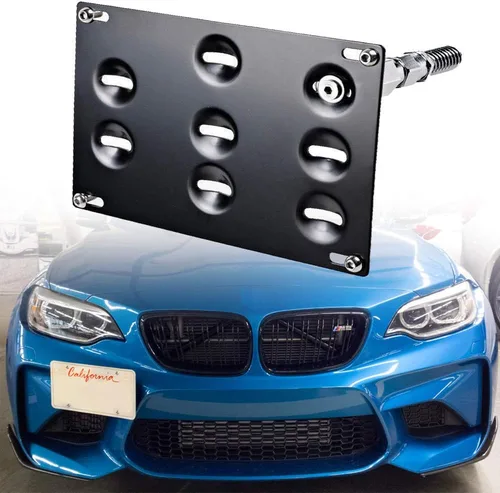 Vista 5 de Teng Auto Soporte de Gancho de Remolque Delantero para Placa de Matrícula para BMW 2 3 4 5 Serie X1 X3 X4 Z4 i3 F22 F30 F31 F32 F33 F36 F10 F11 F07
