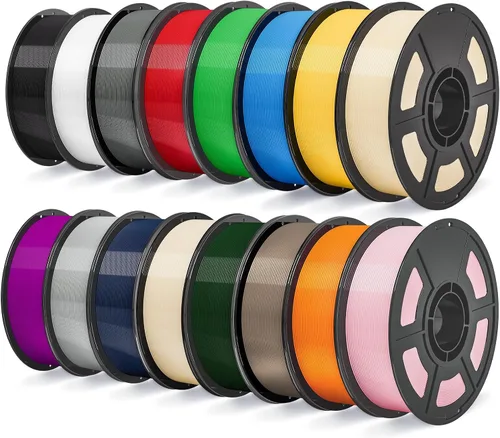 Vista 26 de Paquete de filamento PLA para impresora 3D, 22.0 lbs, 1.181-11.811 in/s para Bambu Lab AMS, AMS Lite